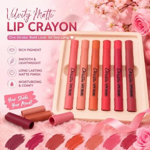 Dream Lips Velvety Matte Lip Crayon